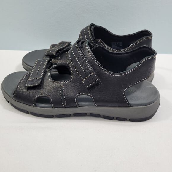 Clarks Men\'s Brixby Shore Black Sandals Size 13M 11223-1S6 main image 6